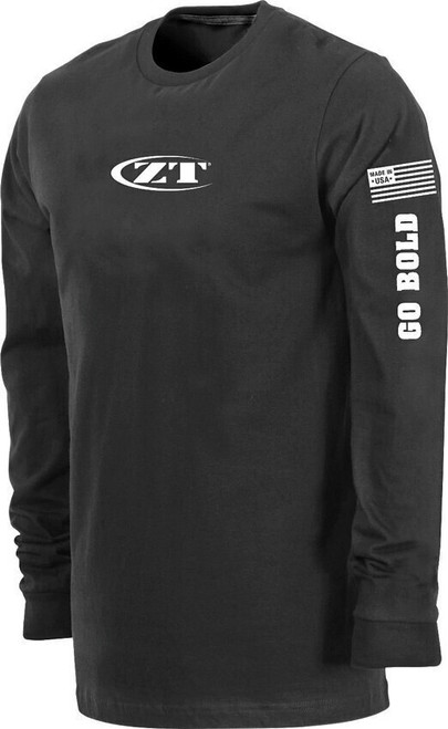 Zero Tolerance 184S Long Sleeve T-Shirt, Black, Small