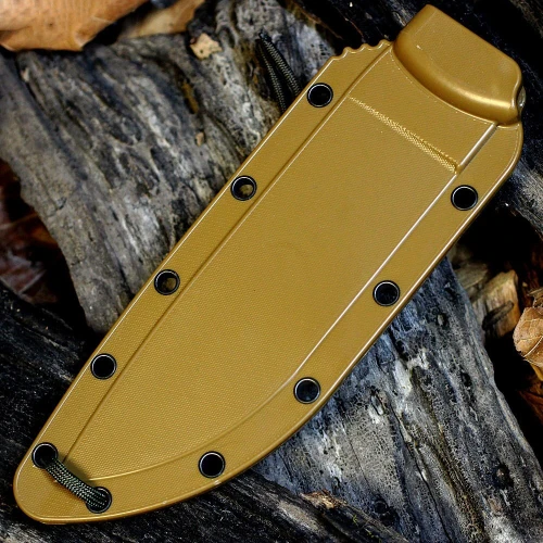 ESEE-6 ESEE-6S Coyote Brown Sheath Detail View