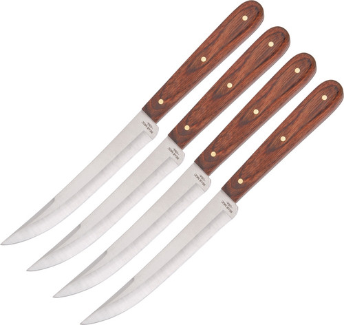 Case 2266 4-Piece Steak Knife Set, Natural Bone Handle