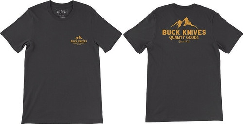 Buck BU12843 Quality Goods Logo T-Shirt, X Large