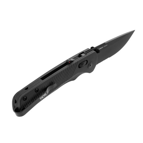 SOG Flash 11180257 MK3 AT-XR  3.45" Partially Serrated Edge, Blackout GRN Handles