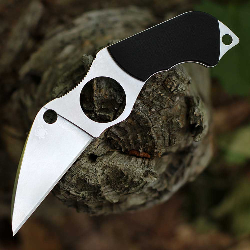 Spyderco FB14P6 Swick 6 Small, 2.73" LC200N Plain Blade, G-10 Handle