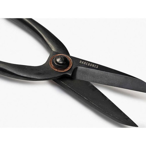 BareBones Living Artisan Trimming Shears (BARE049) 2" Black Stainless Steel Blades, Black Stainless Steel Handle