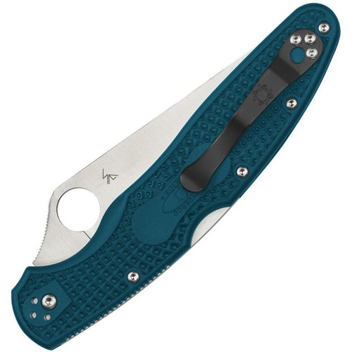Spyderco Police 4 Lightweight - Blue FRN (4.38" Satin K390) C07FP4K390