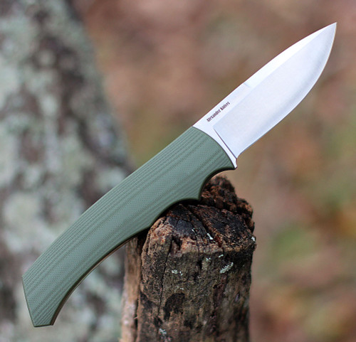 CIVIVI M2 Backup Fixed Blade Knife (C2016B)- 3.09" Satin D2 Drop Point Blade, OD Green G-10 Handle