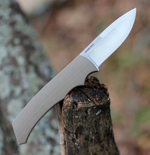 Civivi M2 Backup Fixed Blade Knife C2016A, 3.09" Satin D2 Plain Blade, Tan G10 Handle