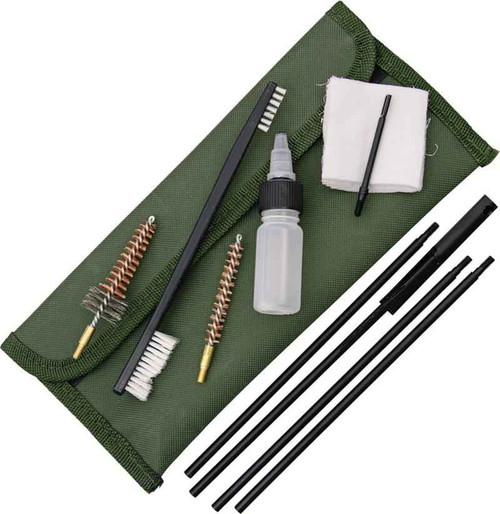 ABKT AB0036 Tac 7.62mm Gun Cleaning Kit, Olive Green Pouch.