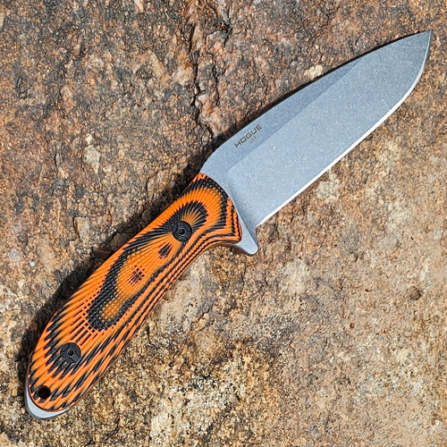 Doug Ritter RSK® Mk3-G2, Orange & Black G-Mascus® / Stonewashed CPM-S45VN