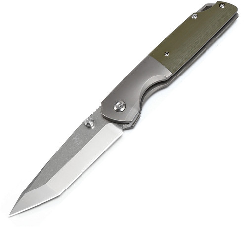 Kansept Knives Left-Handed Warrior Folding Knife 3.46 CPM-S35VN