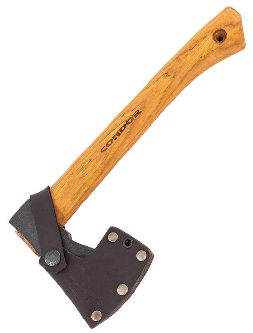 Condor Mini Greenland Hatchet CTK3930-0.77, 4.7" 1060 High Carbon Steel Axe, American Hickory Handle