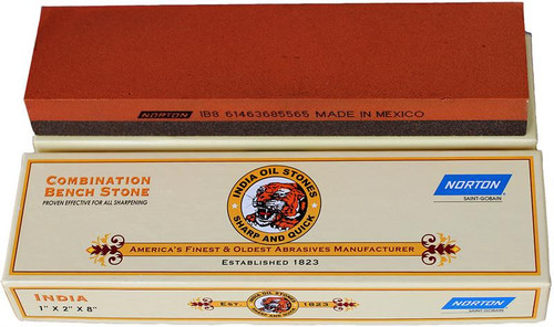 Norton 8" India Combination Bench Stone