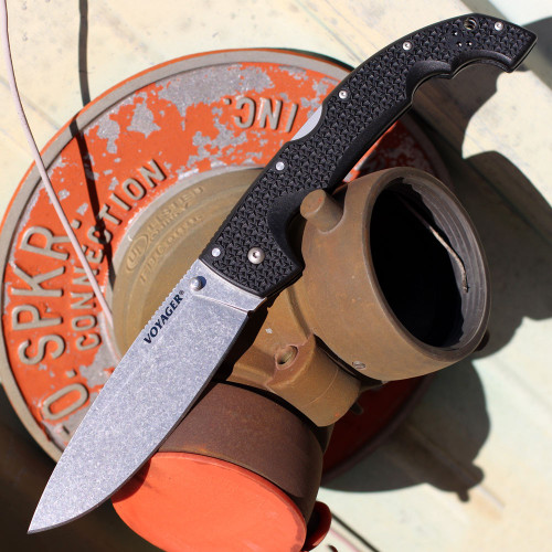 Cold Steel XL Voyager -  Black Griv-Ex  (5.5" AUS10A) CS-29AXB