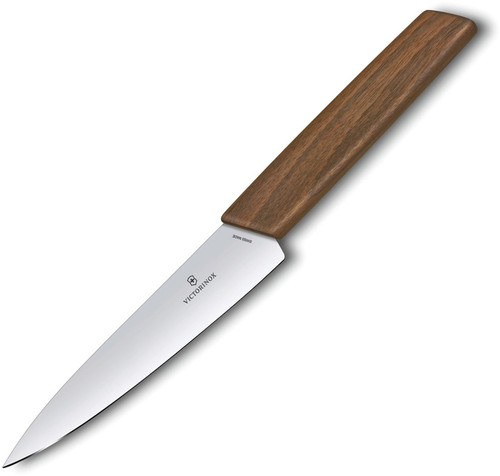 Victorinox Swiss Modern Santoku Knife in Walnut wood - 6.9050.17KG