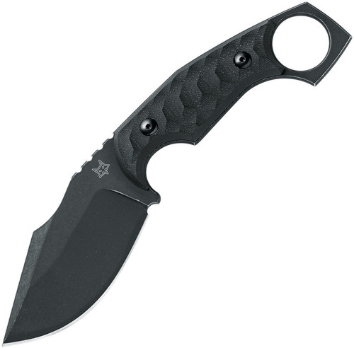 Fox Knives USA Monkey Thumper - Black Micarta (3.5