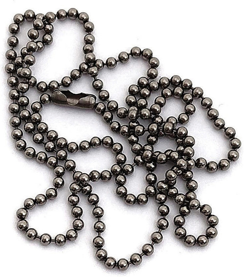 Flytanium Small Ball 24" Titanium Chain Necklace FLY-381