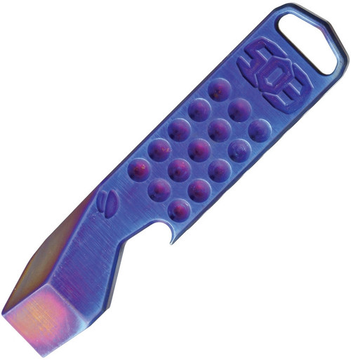 EOS Mako Keychain Tool EOSMAKOF, Titanium Construction, Flame Anodized Contruction