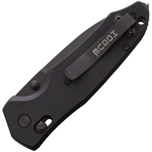 Hogue Trauma First Response Tool (HO34760) 3.38" Bohler N680 Black Cerakote Partially Serrated Blade, Black G-10 Handles, Black Nylon Pouch