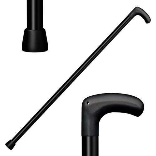 Cold Steel Heavy Duty Cane 91PBX, 37.50" Black Aluminum Shaft