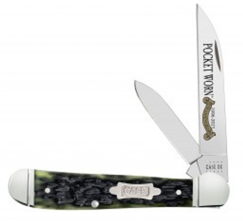 Case Copperhead 38192 Pocket Worn® 25th Anniversary Olive Green Bone Handle (6249W SS)