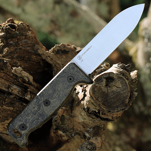 Ontario Knife Co. Black Bird ML5 ON7502, 5" 420HC Satin Spear Point, Multicolor Micarta Handles