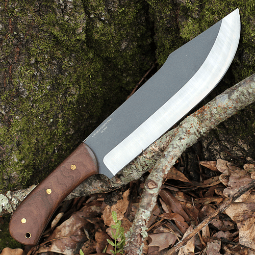 United Cutlery Bushmaster Bowie 8.25" Rough Forged Brown Wood UC3464
