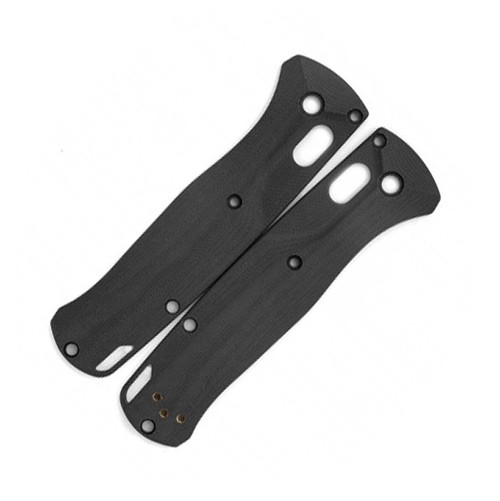 Flytanium Crossfade Black G-10 Scales - for Benchmade Bugout