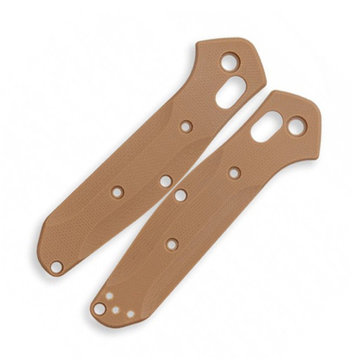 Flytanium Earth Brown G-10 Scales - for Benchmade Mini Osborne 945