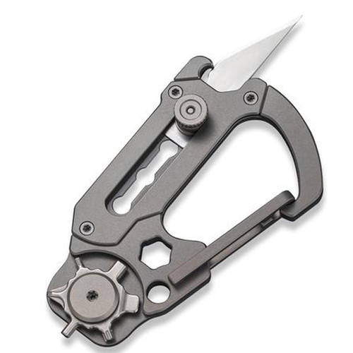 CIVIVI Polymorph Multi-Tool (C20045-1)- 2.80" Gray Titamium Carabiner