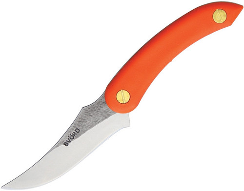 Svord Amerikiwi Skinner - Orange (3.5" 15N20 Satin) AMKIOR