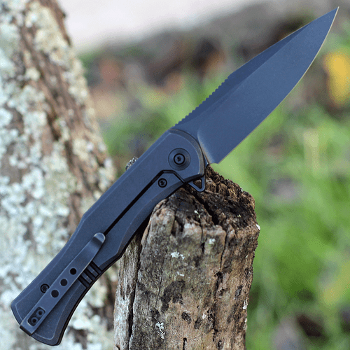 WE Knife Primoris Marble CF/Blk Ti (3.5" CPM 20CV Black SW) 20047B-1