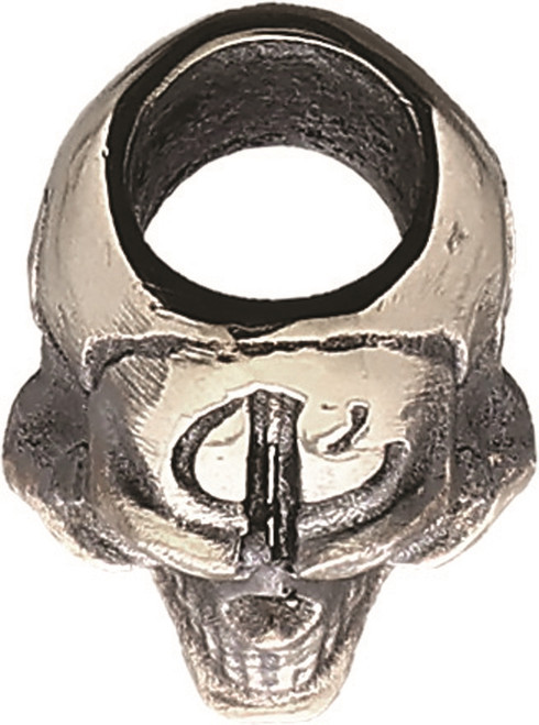 Bastinelli Small Skull Lanyard Bead - Pewter Contruction