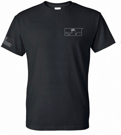 Bear & Son "Spin. Flip. Repeat." Balisong - Black T-Shirt (Small)