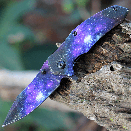 Rough Ryder Galaxy Space - Space Artwork (2.25" Black SS) RR2129