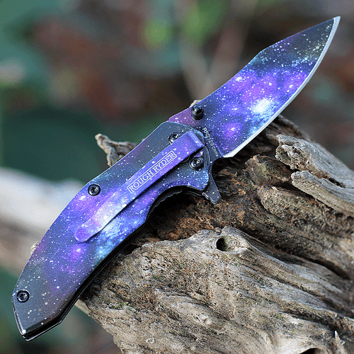 Rough Ryder Galaxy Space - Space Artwork (2.25" Black SS) RR2129