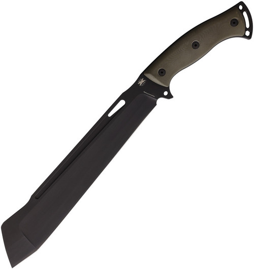 DPx Heft 12 Chop - OD Green G-10 (12.5" D2 Blk) DPHFX061