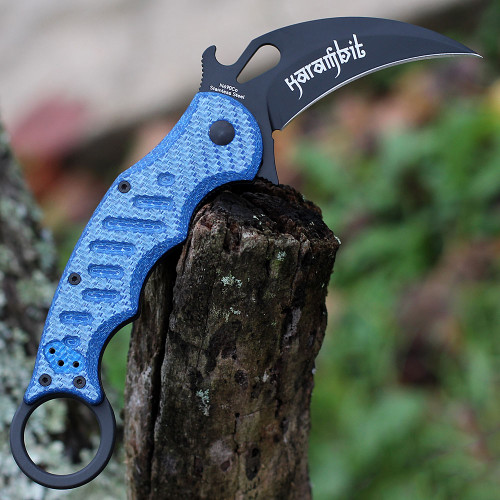 Fox Knives 479 - Blue Twill CF (3.2" N690Co Blk) 479BLT