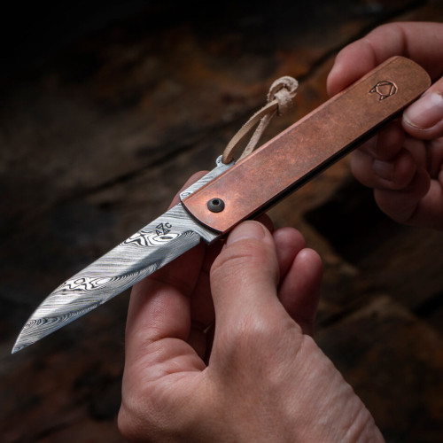 Andersson & Copra Urban Husky - Copper (2.8" Damasteel Damascus) ACDAMC