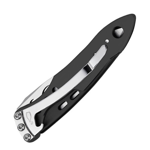 Leatherman Skeletool KB Folding Knife - Blk Alum. (2.6" 420HC Satin) 832385