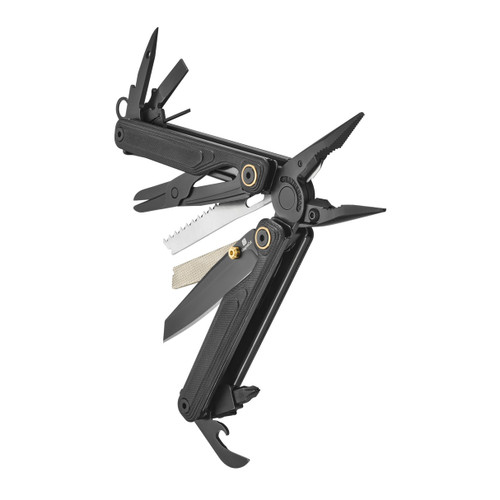 Leatherman Wave Alpha Obsidian Multi-Tool 833332 2.88" MagnaCut Black Oxide Blade Obsidian G-10 Handle