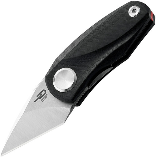 Bestech Tulip Front Flipper - Black G-10 (1.5" 14C28N SW) BG38A