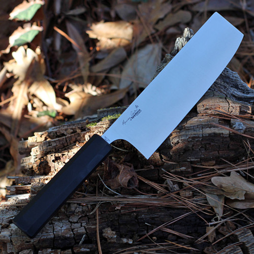 Spyderco Minarai Nakiri Cleaver Knife, Black Polypropylene (7.26" CTS-BD1N) K17PBK