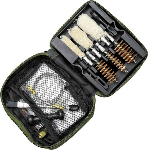 ABKT AB0032  Tac Portable Shotgun Cleaning Kit, Olive green pouch