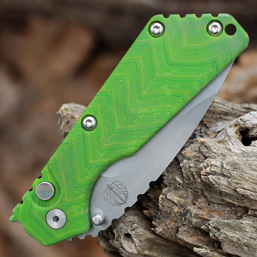 Pro-Tech + Strider SnG "Maker's Choice" Automatic - Lime Green Micarta