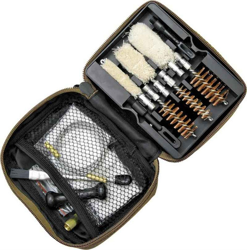 ABKT AB0032T  Tac Portable Shotgun Cleaning Kit, Coyote tan pouch