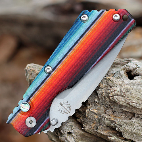 Pro-Tech + Strider SnG "Maker's Choice" Automatic Mexican Blanket Micarta