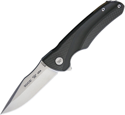 Buck Jagdmesser 657 PURSUIT – AISI 420HC Stahl, Full Tang, Mit Aufreißhaken, GFK-Nylon Griff