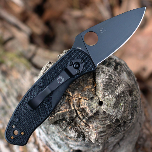 Spyderco Persistence Lightweight - Blk FRN (2.8" Blk Combo) C136PSBBK