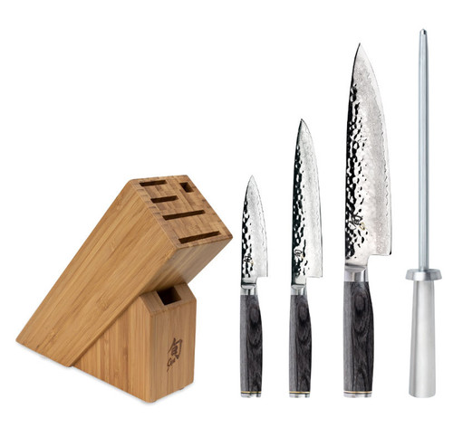 Shun Premier 8 Pc Professional Block Set | TDMS0808| Knifeworks