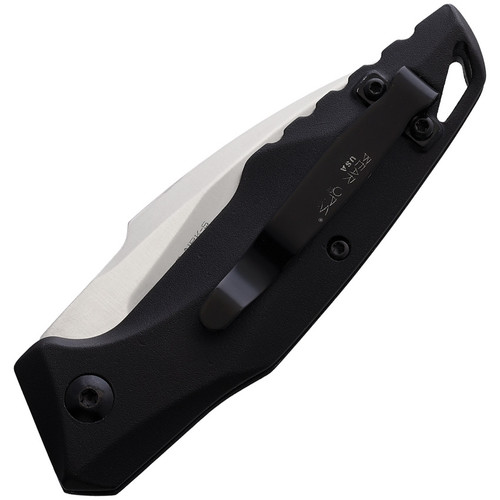 Bear Ops Bold Action XVII Button Lock Automatic Knife ( BC1700AIBKS) - 2.88" CPM-S35VN Satin Wharncliff  Blade, Black Andinized Aluminum Handle