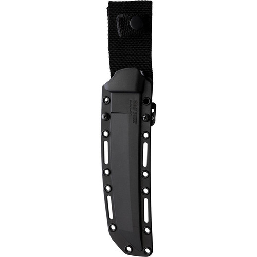 Cold Steel Recon Tanto Fixed Blade (CS49LRTDEBK) 7" Black SK-5 Tanto Plain Blade, Flat Dark Earth Kray-Ex Handle
